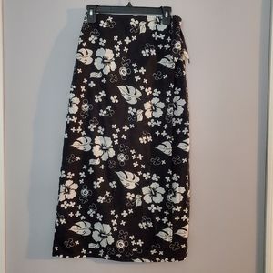 Vintage Disney Hawaiian Faux Wrap Skirt
